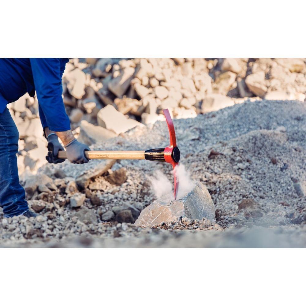 Picareta Estreita Metálica Leve Tramontina Tamanho 4 Com Cabo De Madeira 90 Cm - 4
