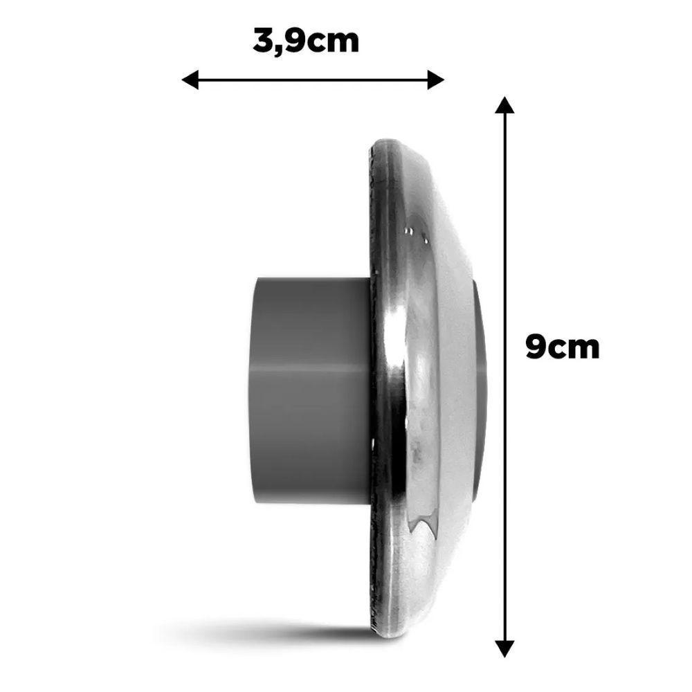 Retorno Jato Ajustável Em Inox 316 Com Encaixe 50mm Para Piscinas - Brustec - 6