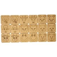 Kit 3 Jogo Da Memória Educativo Com 54 Pçs (5x5) Frutas, Animais E Automóveis - 4