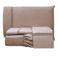 Jogo De Lençol King Infinito 300 Fios 4 Peças - Chocolate - 1