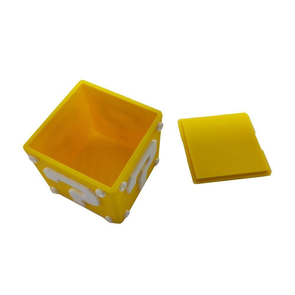 Cubo Interrogação Porta Objetos C- Tampa 5 Cm 3d Mario Gamer Mesa Escritório Geek - 2