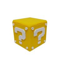 Cubo Interrogação Porta Objetos C- Tampa 5 Cm 3d Mario Gamer Mesa Escritório Geek - 1