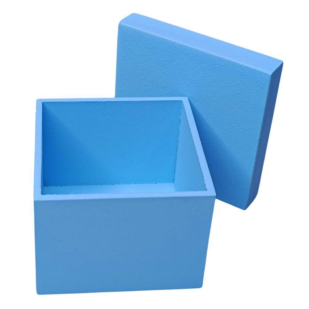 Kit 100 Caixa Para Lembrancinha De Chá Revelação (7x7x5,5) Rosa E Azul - 2