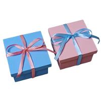 Kit 20 Caixa Para Lembrancinha De Chá Revelação (7x7x5,5) Rosa E Azul - 1