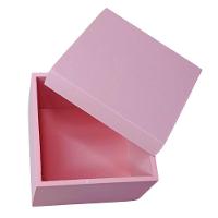 Kit 20 Caixa Para Lembrancinha De Chá Revelação (7x7x5,5) Rosa E Azul - 3