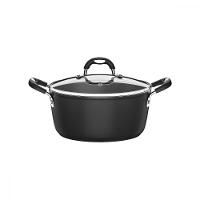 Caçarola Tramontina Mônaco Induction Em Alumínio Com Revestimento Interno E Externo Antiaderente Starflon Premium Preto - 1