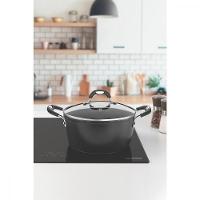 Caçarola Tramontina Mônaco Induction Em Alumínio Com Revestimento Interno E Externo Antiaderente Starflon Premium Preto - 2