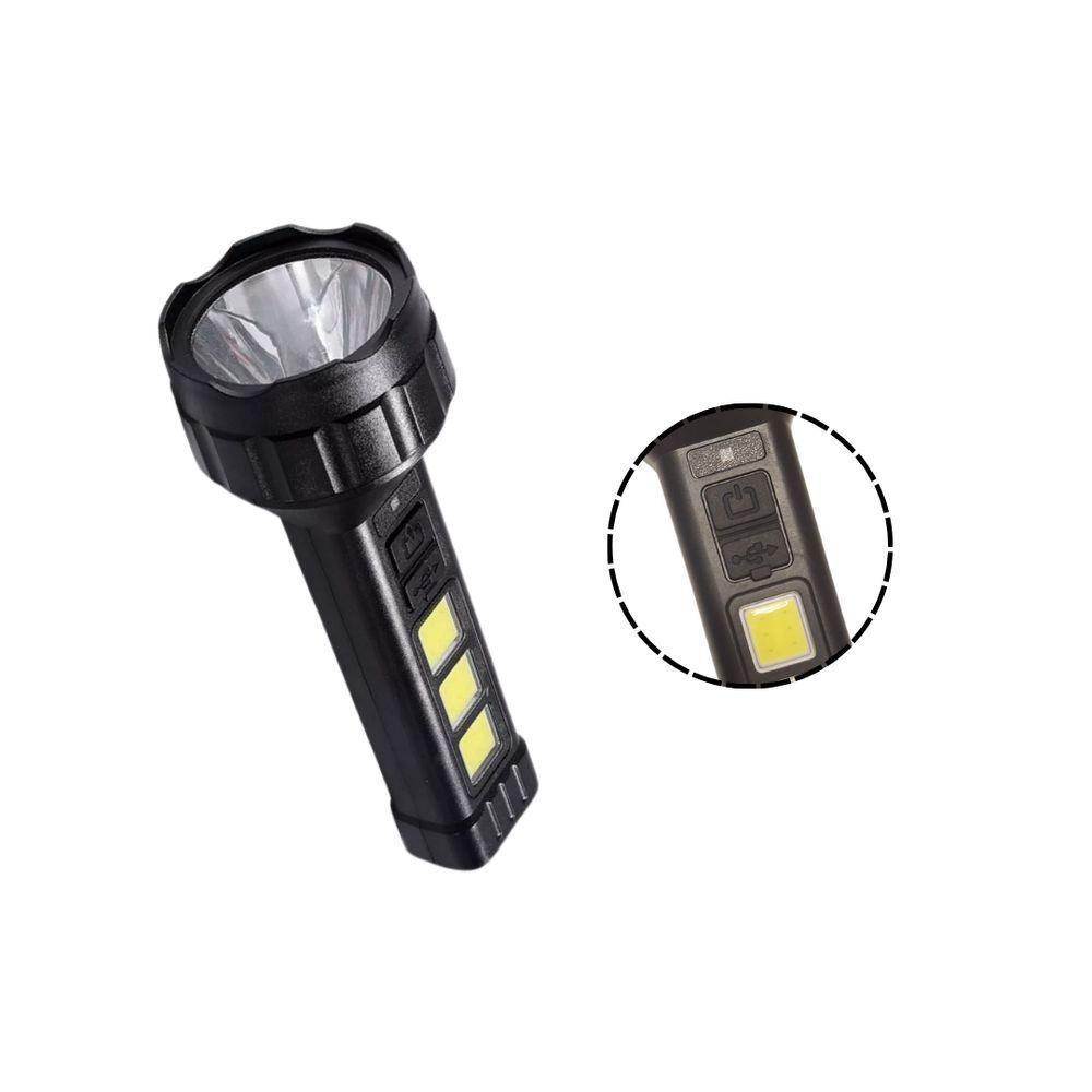 Lanterna Led Sinalizadora Recarregável 17 Cm - Import - 3