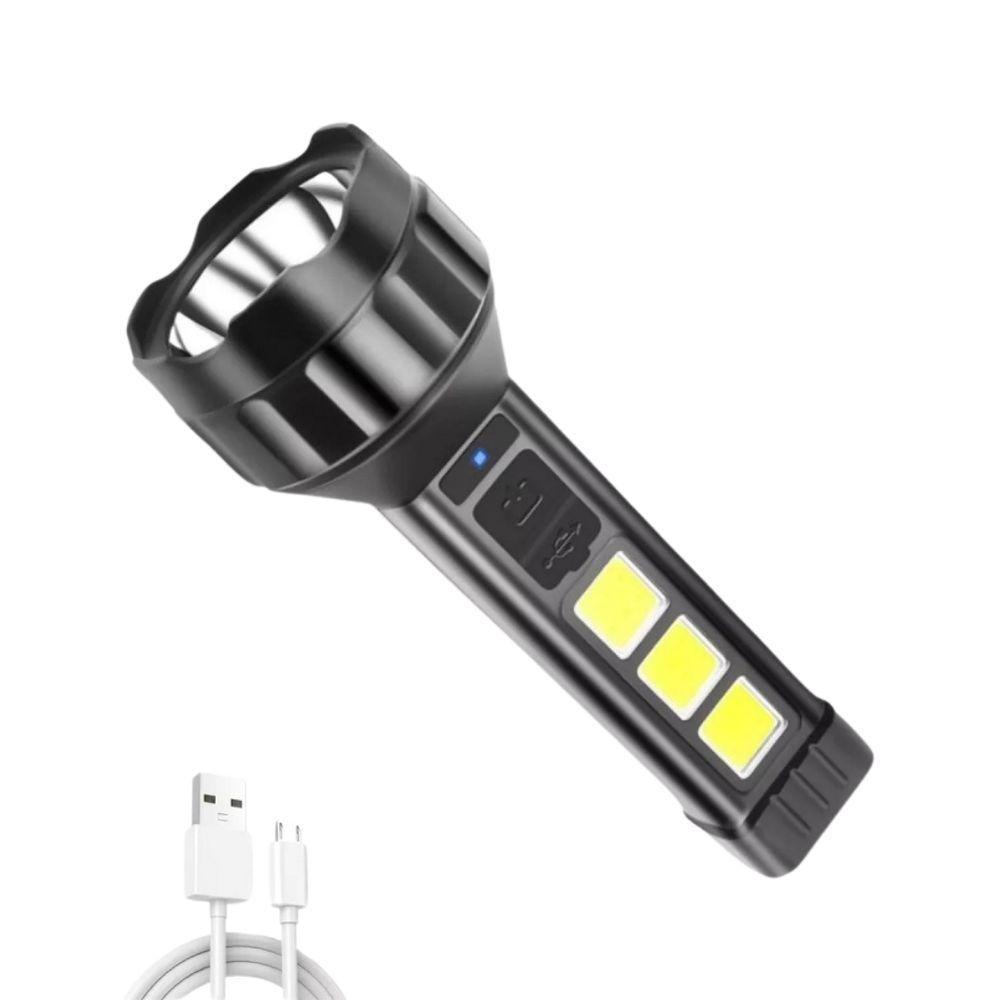 Lanterna Led Sinalizadora Recarregável 17 Cm - Import - 5