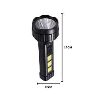 Lanterna Led Sinalizadora Recarregável 17 Cm - Import - 2