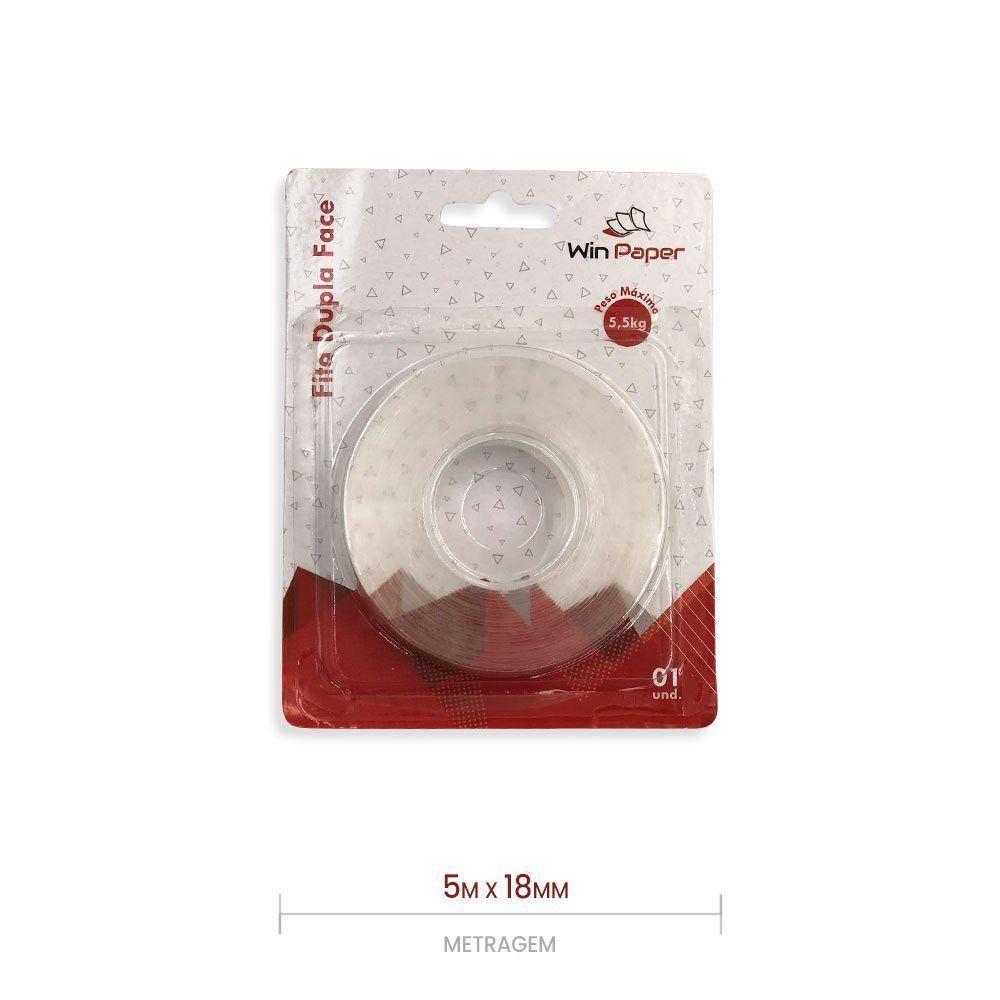 Fita Dupla Face Extra Forte Transparente 18mm X 5 Metros - 2