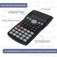 Calculadora Científica Com 240 Funções E Display De 2 Linhas - 3