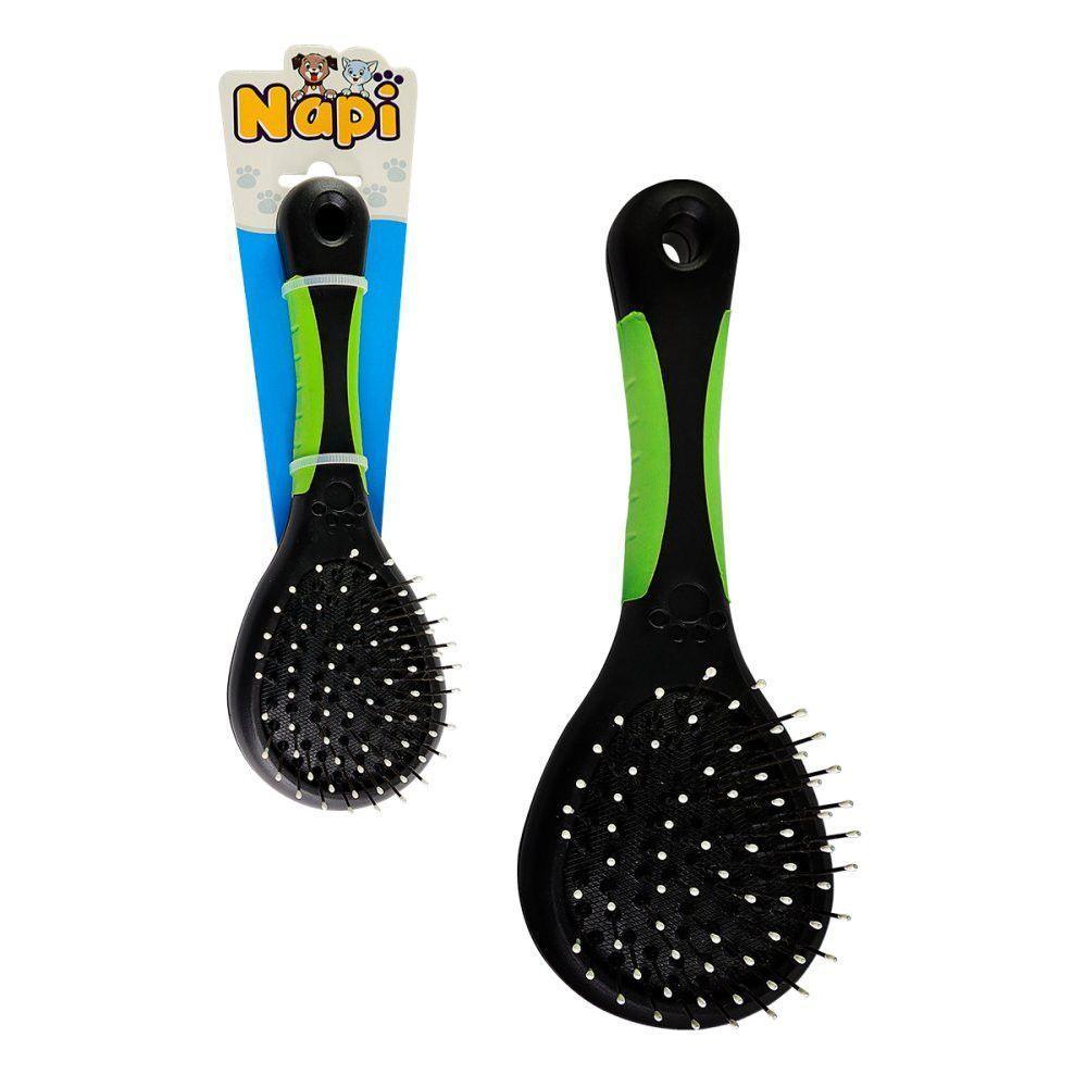 Escova Dupla Para Pets Pequenos E Médios - Verde - 1