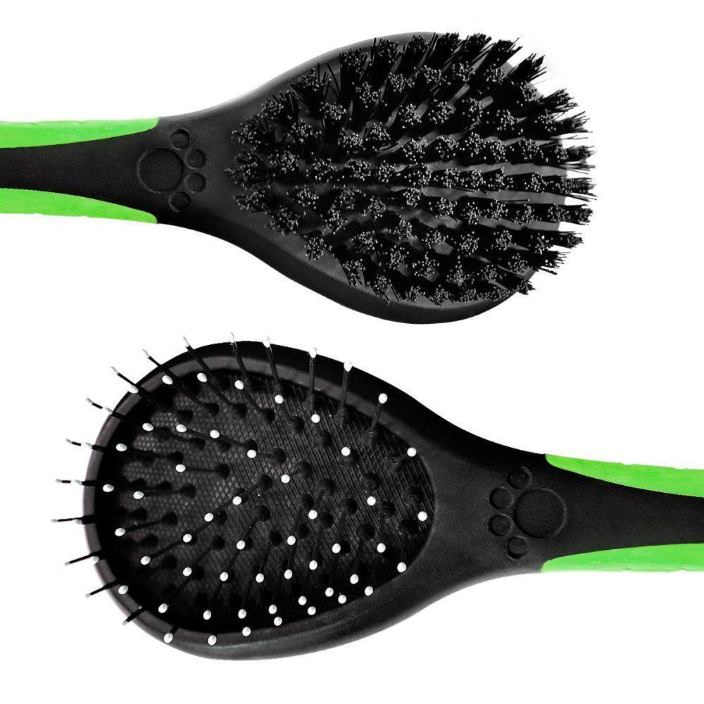 Escova Dupla Para Pets Pequenos E Médios - Verde - 7