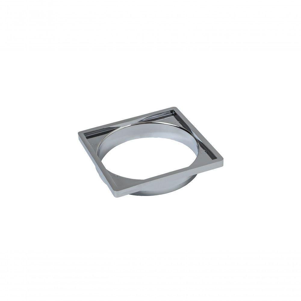 Porta Grelha Quadrada 150 Mm Cromada - Krona - 1