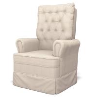 Kit 02 Poltronas De Amamentação E Descanso Com Balanço Laís G05 Linho Creme - Mpozenato - 8