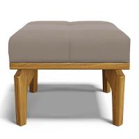 Poltrona De Amamentação Balanço E Puff Base De Madeira Brenda G05 Veludo Areia - Mpozenato - 10