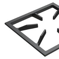 Grelha 6 Hastes Gsp Fogão Industrial Ferro Fundido 30x30cm - 2