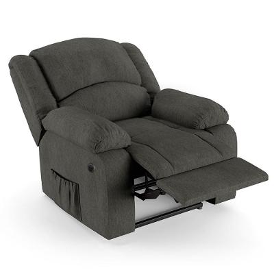 Poltrona Do Papai Reclinável Pietra Power Elétrica Fh9 Linho Grafite - Mpozenato