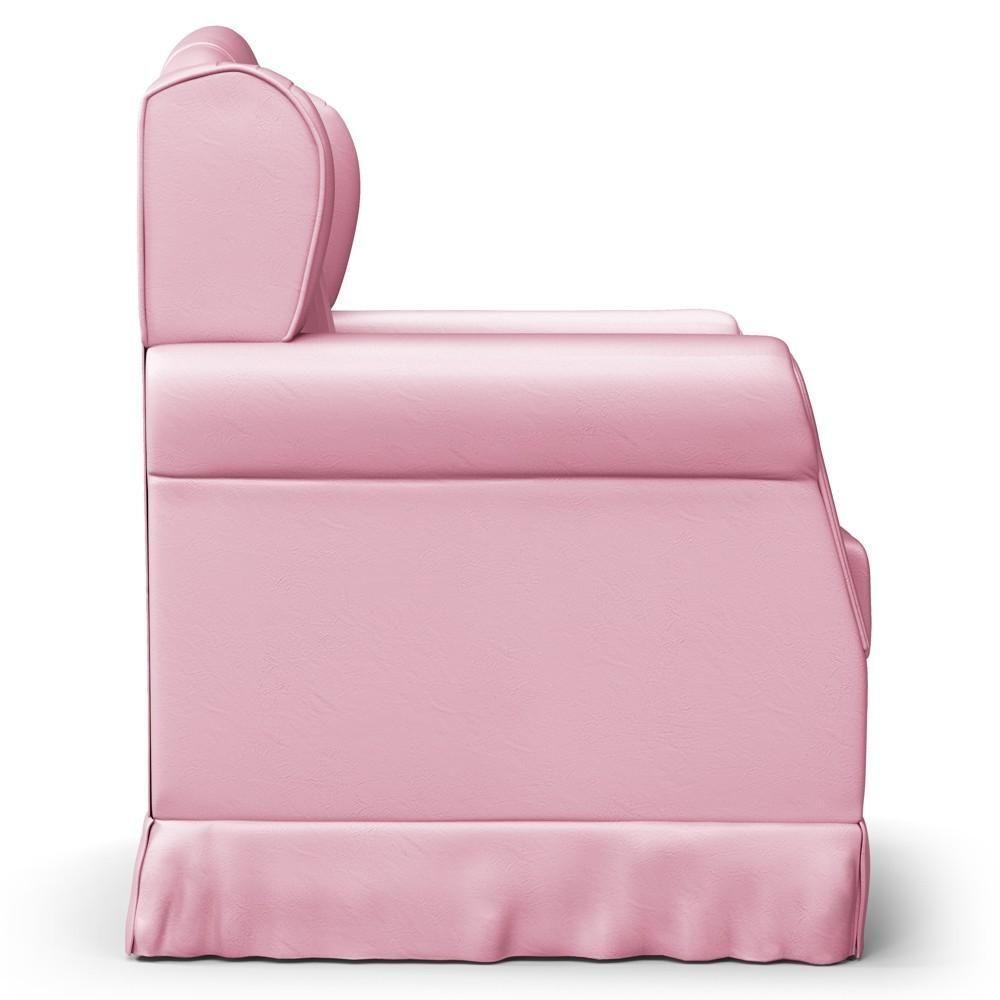 Poltrona De Amamentação Fixa Lucy P04 Sintético Rosa - Mpozenato - 6