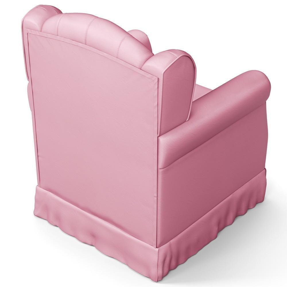 Poltrona De Amamentação Fixa Lucy P04 Sintético Rosa - Mpozenato - 8