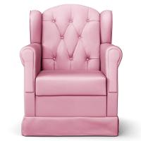 Poltrona De Amamentação Fixa Lucy P04 Sintético Rosa - Mpozenato - 5