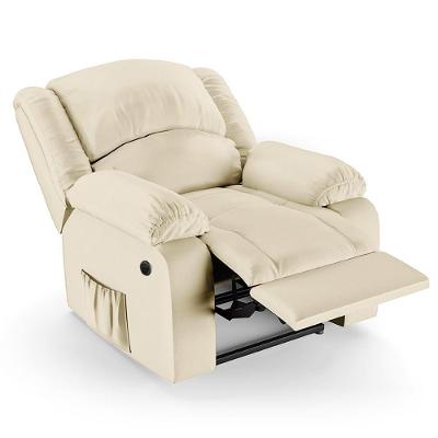 Poltrona Do Papai Reclinável Pietra Power Elétrica Fh9 Pu Bege - Mpozenato