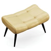 Kit Poltrona E Puff Para Sala De Estar Com Almofada E Pés Palito Lord Facto Dourado - Ibiza - 5