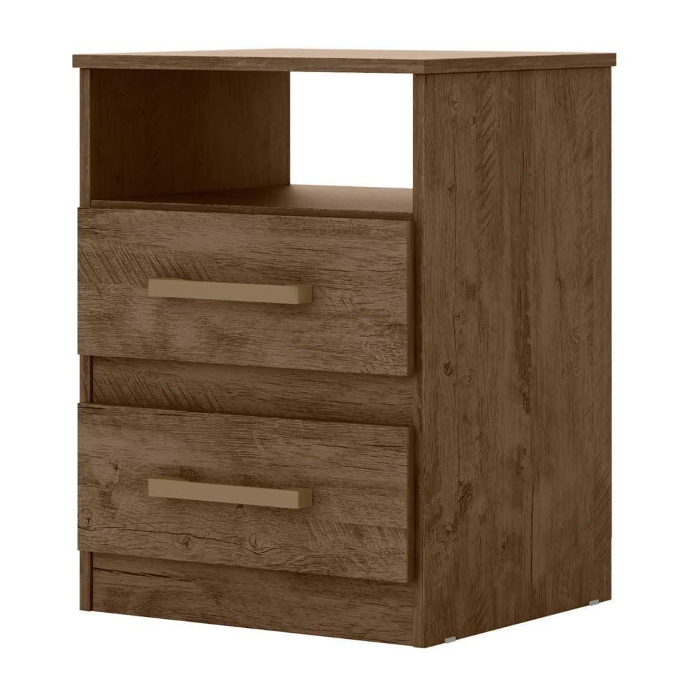 Mesa De Cabeceira Apolo Flex Castanho/avelã/baunilha - Moval - 7