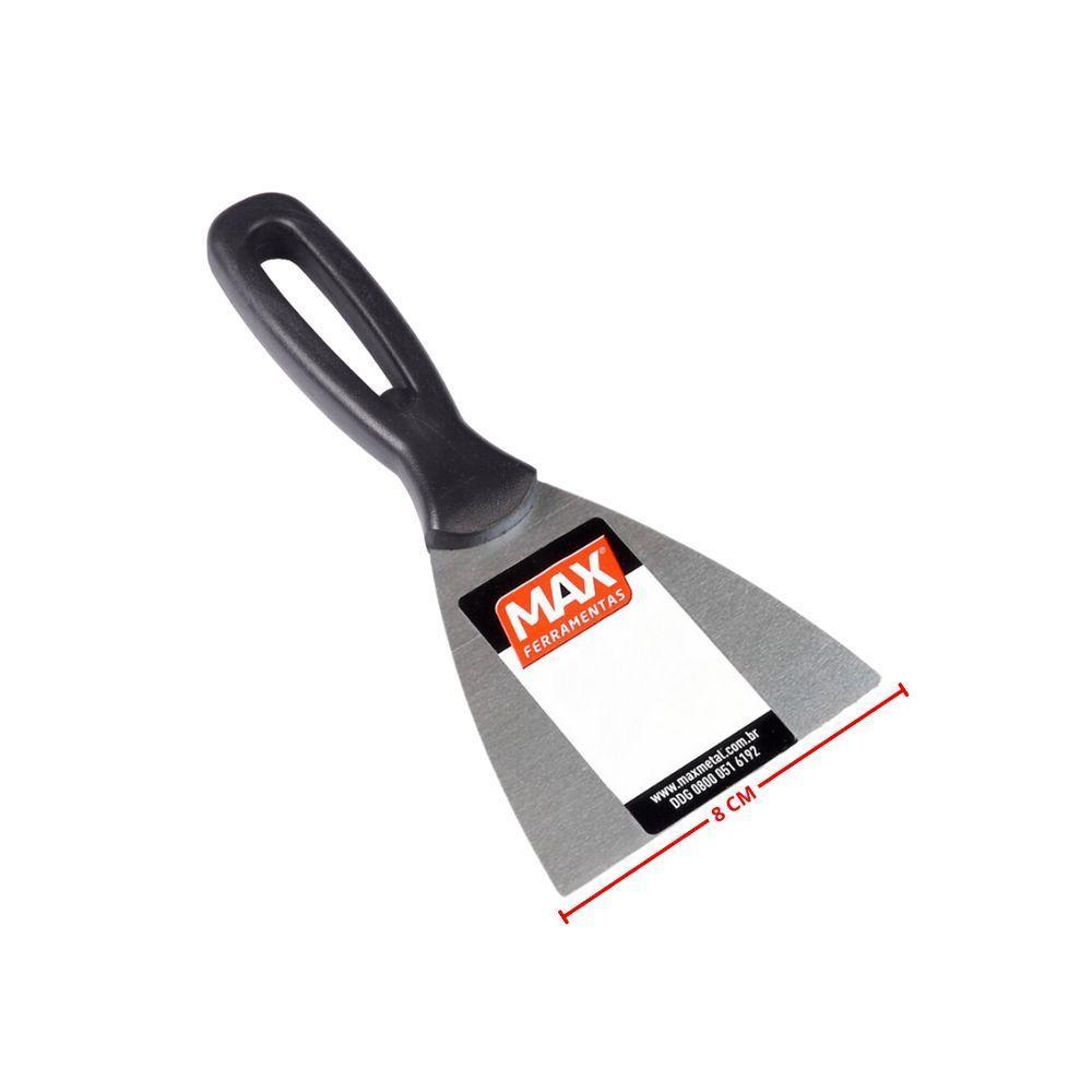 Espátula De Aço Max Com Cabo De Plástico 8cm - 2