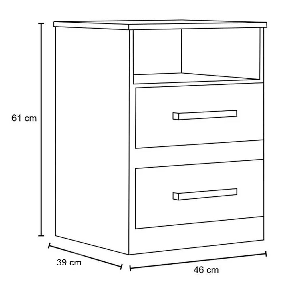 Mesa De Cabeceira Apolo Flex Branco/rosa/azul/lilás - Moval - 4