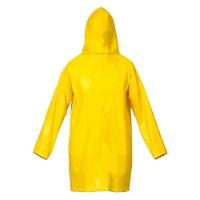 Capa De Chuva Em Pvc Forrada Amarela Com Capuz Tam. M - Vinilseg