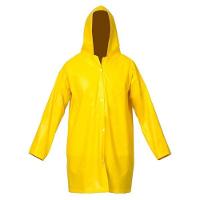 Capa De Chuva Em Pvc Forrada Amarela Com Capuz Tam. M - Vinilseg - 5