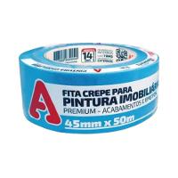 Fita Crepe Imobiliária Azul Neon 45 X 50 Mt - Adere - 1