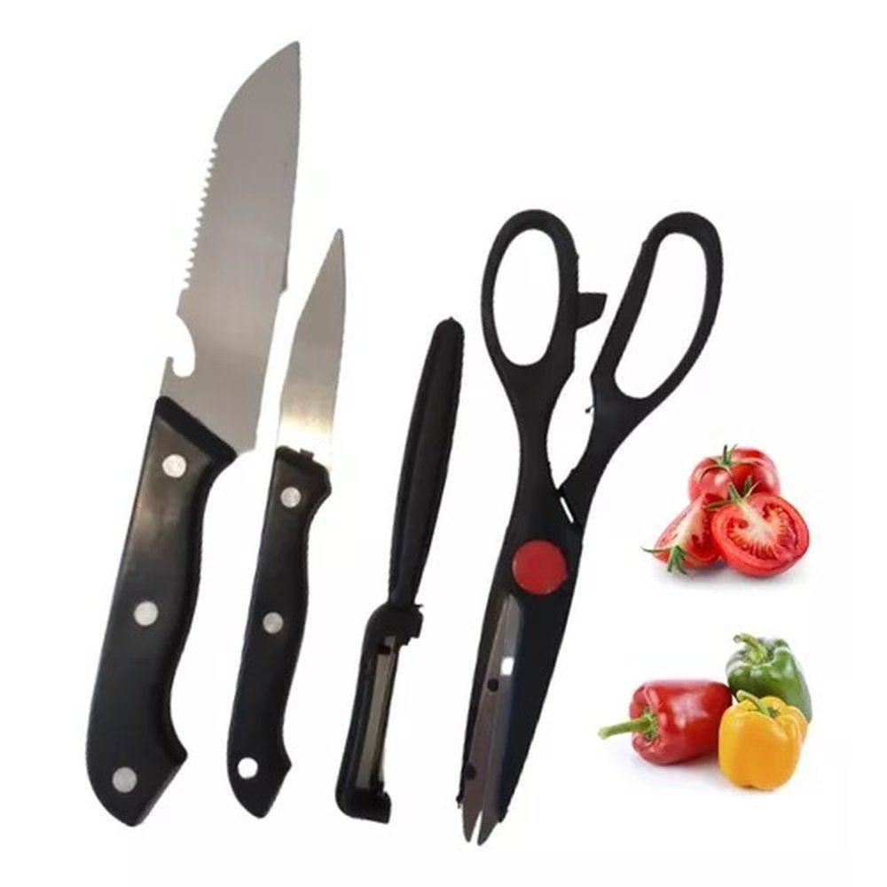 Kit Utensílios Cozinha Aço Inox Livon - 2