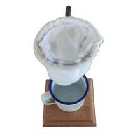 Mini Mancebo Coador De Café Em Madeira Maciça + Canequinha - 3