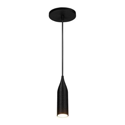 Kit 2 Lustres Pendentes Design 3d - Abs174 - Preto + Led