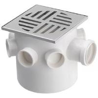 Caixa Sifonada Com Grelha Quadrada Cromada 150 X 150 X 50 Mm - Krona - 3