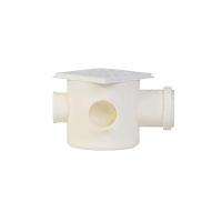 Caixa Sifonada Com Grelha Quadrada Branca 100 X 100 X 50 Mm - Krona - 2