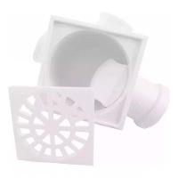 Caixa Sifonada Com Grelha Quadrada Branca 100 X 100 X 50 Mm - Krona - 3