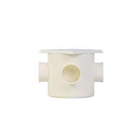 Caixa Sifonada Com Grelha Quadrada Branca 100 X 100 X 50 Mm - Krona