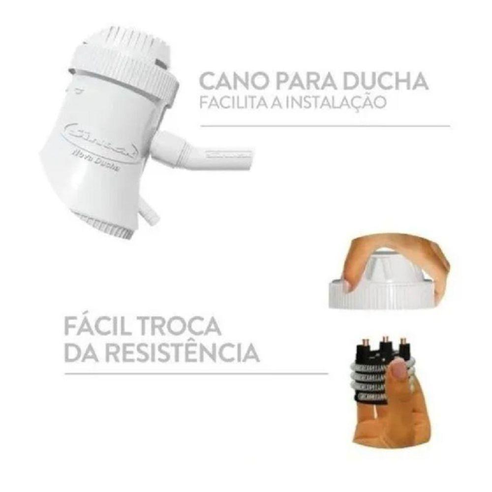 Chuveiro Nova Ducha 127v - 5500w- Branca Sintex - 2