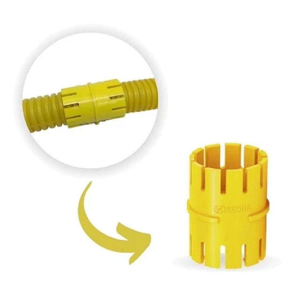 Luva De Pressão Para Eletroduto Corrugado Flexível 3/4 -(50 Pçs) Krona - 4