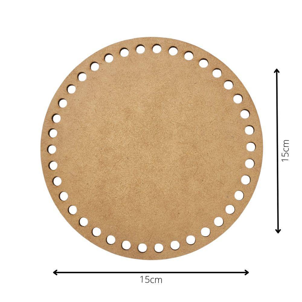 Kit Com 5 Peças Base De Crochê Modelo 2 - 5