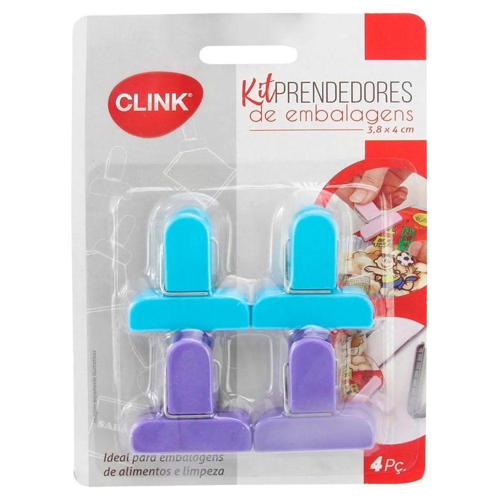 Kit Prendedor De Embalagens Plástico 3,8 Cm X 4 Cm. - 1