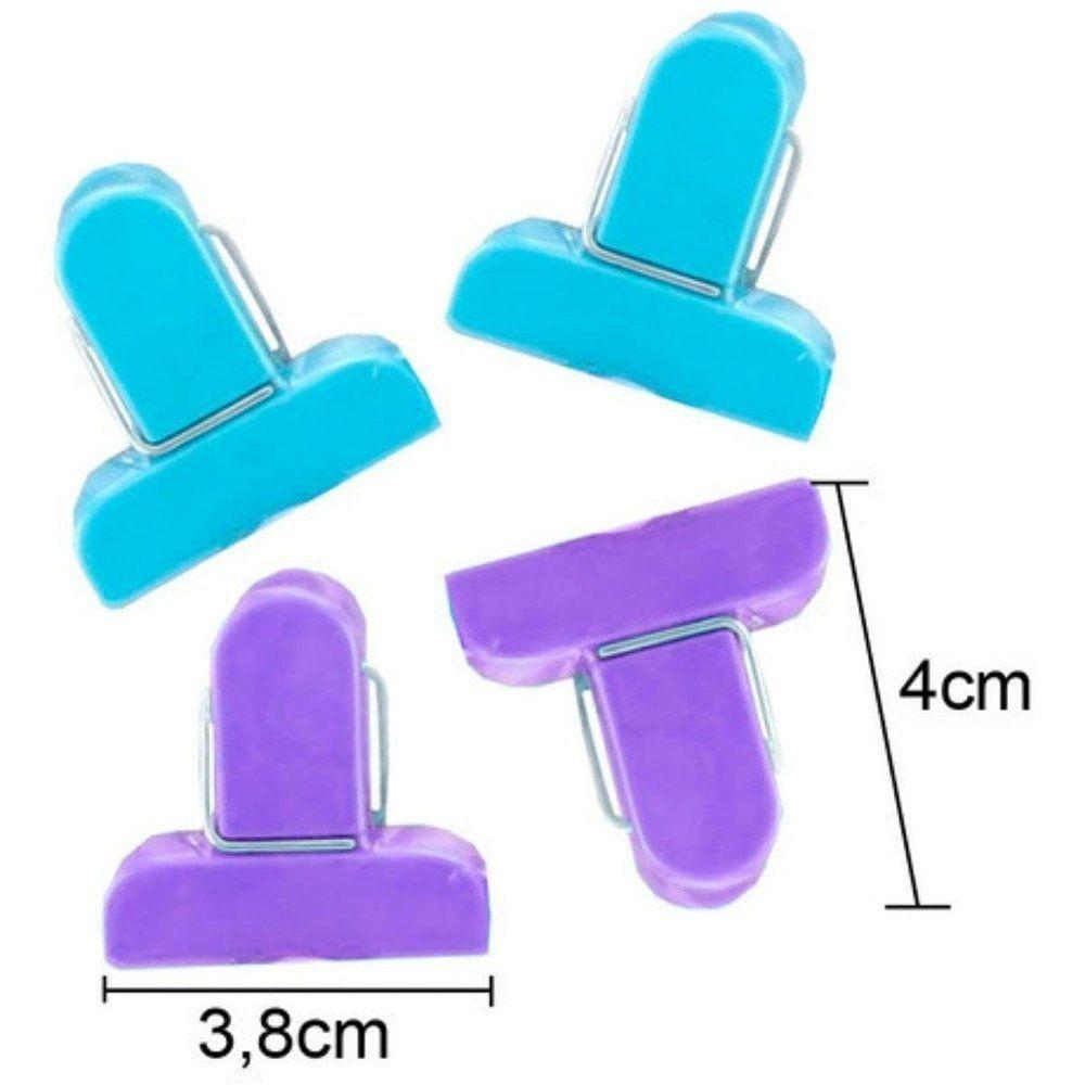 Kit Prendedor De Embalagens Plástico 3,8 Cm X 4 Cm. - 2