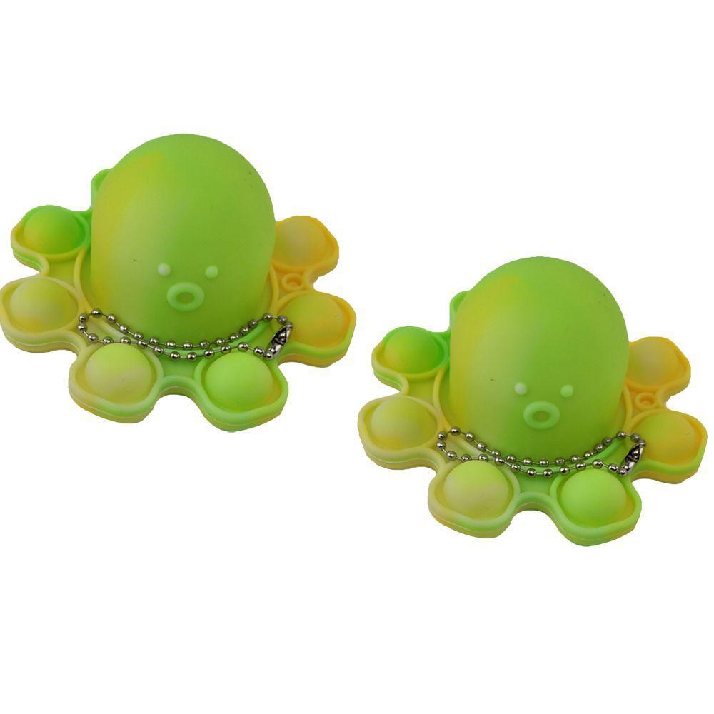 Fidget Toy Pop It Polvo Chaveiro Kit 2 Unidades Alivia Estresse Ansiedade Relaxante Mental - 5