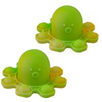 Fidget Toy Pop It Polvo Chaveiro Kit 2 Unidades Alivia Estresse Ansiedade Relaxante Mental - 1