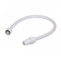 Engate Flexível 1-2 X 40 Cm Pvc Agua Fria Branco Krona - 1