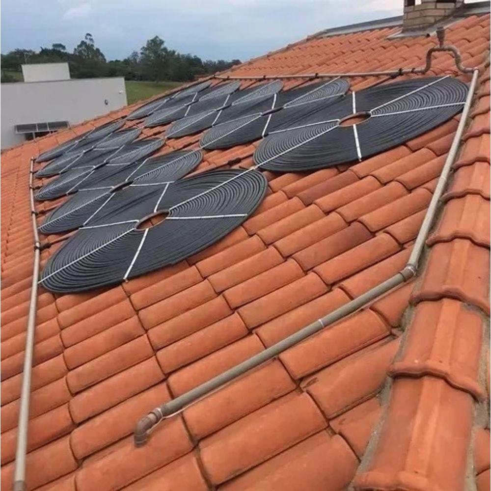 Conjunto 04 Placas E Terminações Para Aquecimento Solar De Piscinas Até 16 Mil Litros - Ks Aquecedores - 2